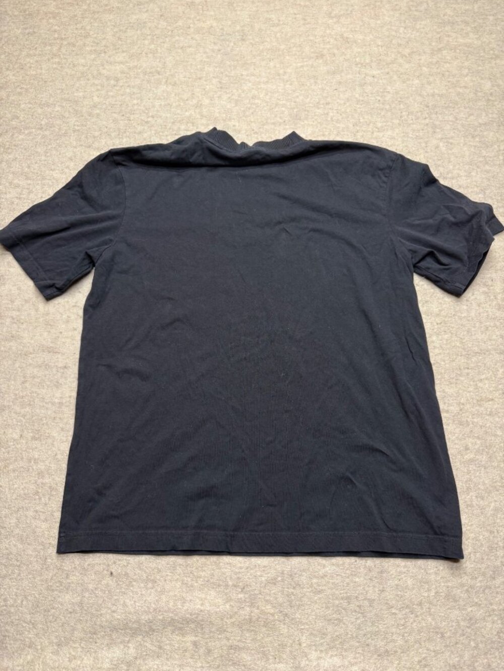 Hugo Boss Blue Label Crew Neck Short Sleeve Men's Black T-Shirt Size XL - Picture 6 of 8
